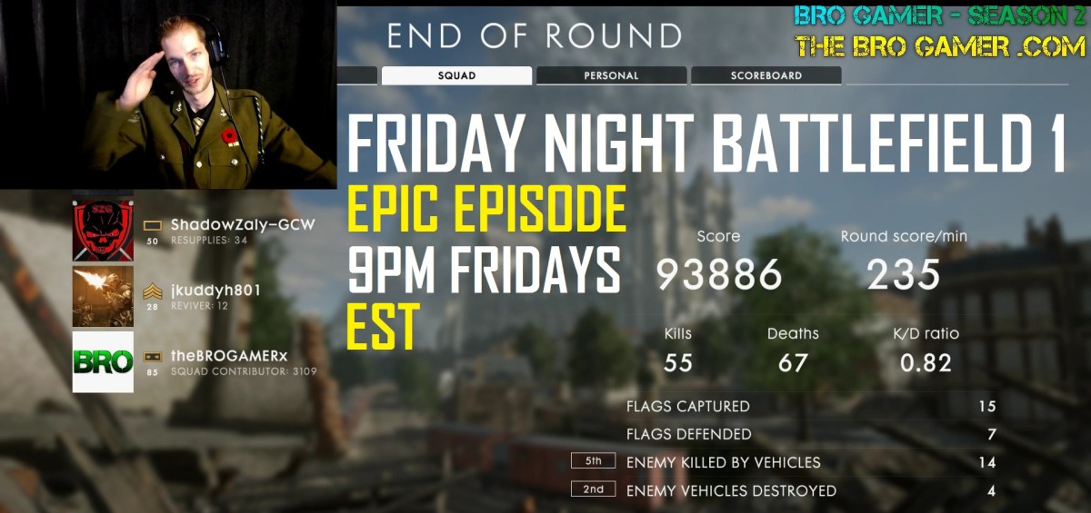 FRIDAY NIGHT – Battlefield&nbsp;1