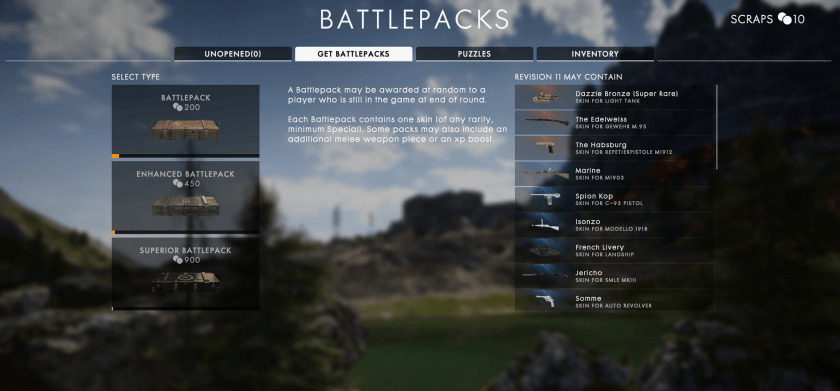 packs