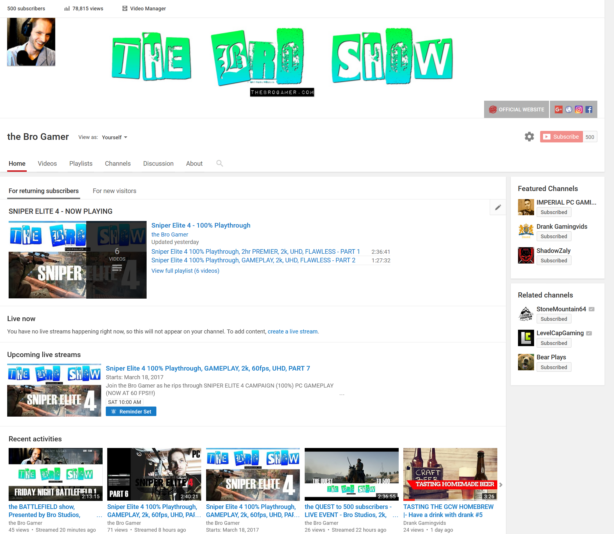 500 subs